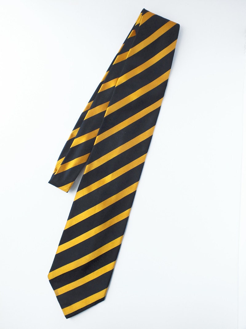 Vintage Eighties Stripe Silk French Necktie Bruce Field/Fathers Day Gift/Rep Tie