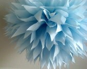 Baby Blue ... 1 tissue paper pom // wedding ceremony // birthday party // silver anniversary // graduation party decorations Il_170x135
