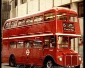 Double Decker  -  8x8 Fine Art Print - London Photography - Etsy Wall Art - TFTeam - London Photograph