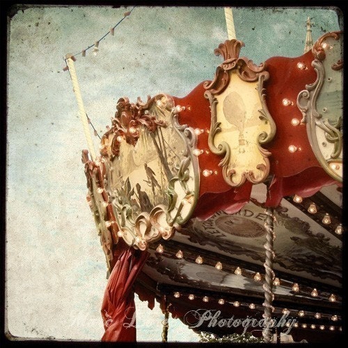 Le Manege 03 - 8x8 Fine Art Print - French Carousel photograph - For Kids Room - Etsy Wall Art - TFTeam