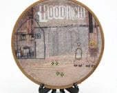 Hood Rich, Hand Embroidered Framed Wall Art