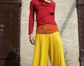 The Dragon wing top-Chic long sleeves top with a scarf-red women's top-women's blouse-winter top-fall top-fall fashion