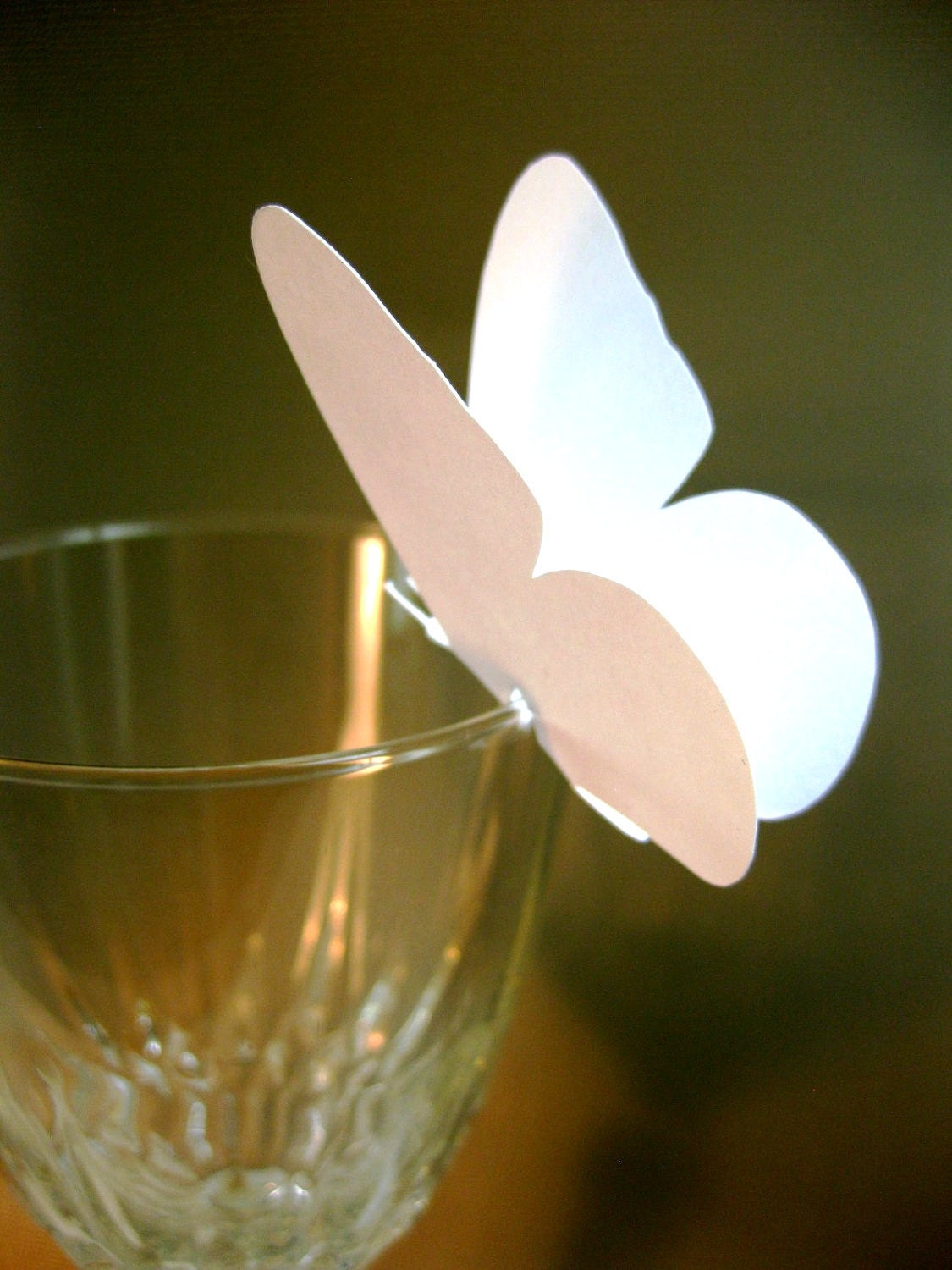 Butterfly Wine Glass Toppers set of 50 Eco Friendly