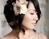 Gold floral headpiece - Flora