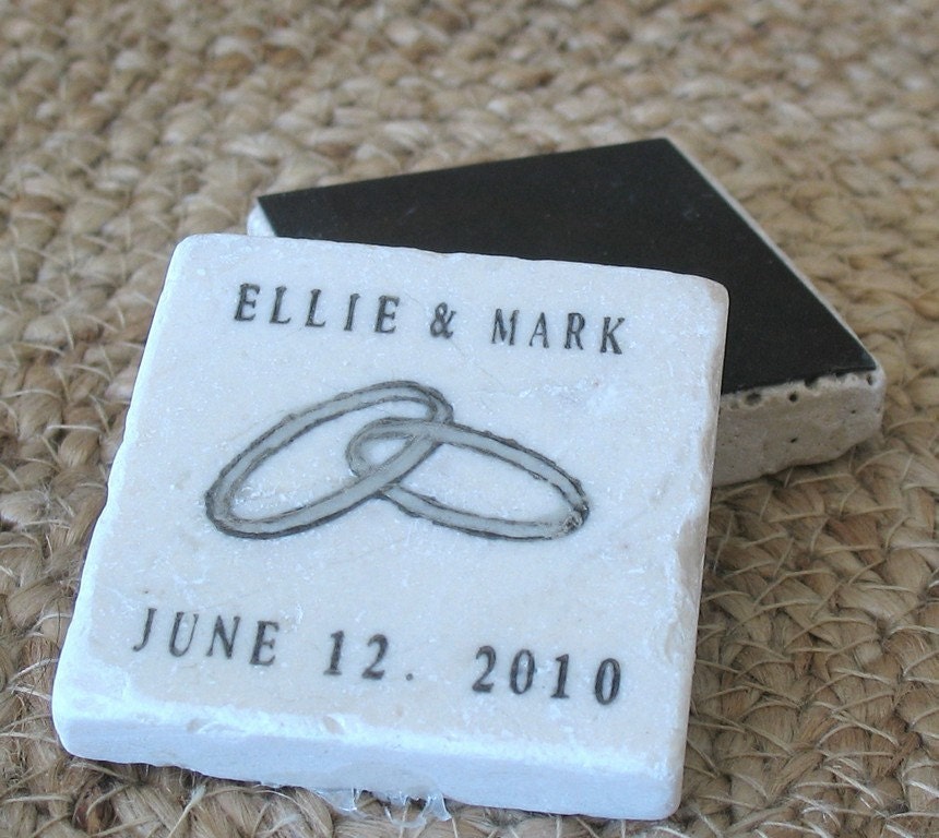 Intertwining Ring Save the Date Magnet, Wedding Favors, Set of 50