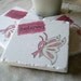 Breast Cancer Awareness Coasters, Set of 4, Ready to Ship
