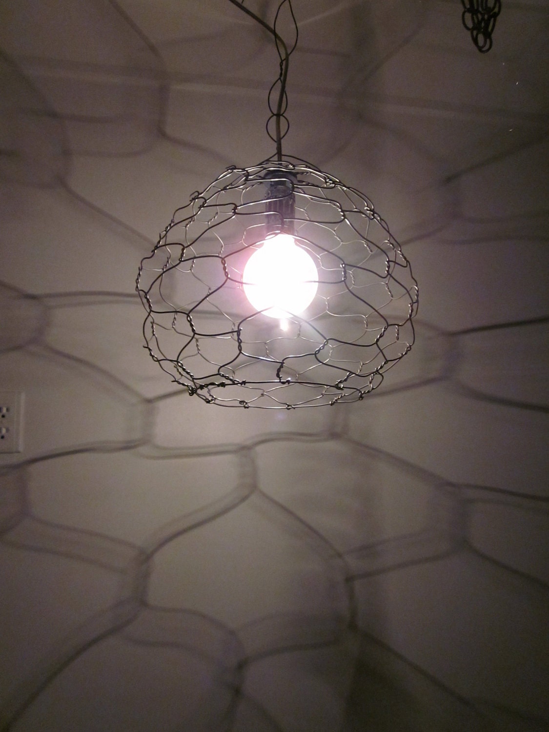 Twisted Wire Hanging Lamp