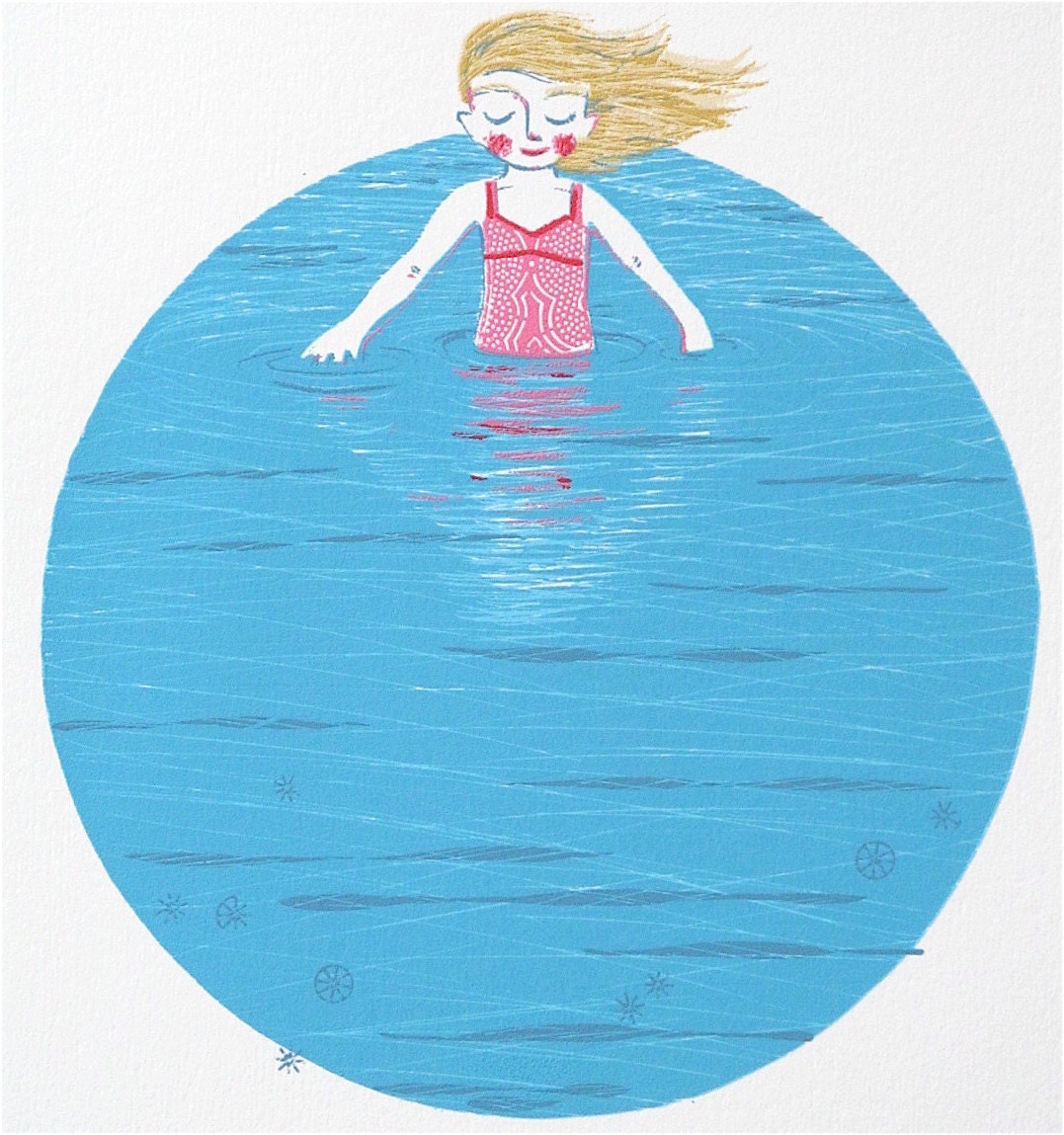 Sky in the Sea   original screen print