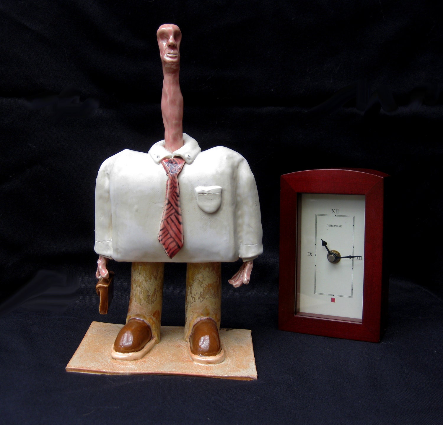 A Working Man Abstract Ceramic Sculpture