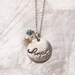 Hope Necklace, Infertility Necklace, Adoption Gift, Sympathy Gift, Handstamped Sterling Silver Necklace, Adoption Gifts, Miscarriage Gifts