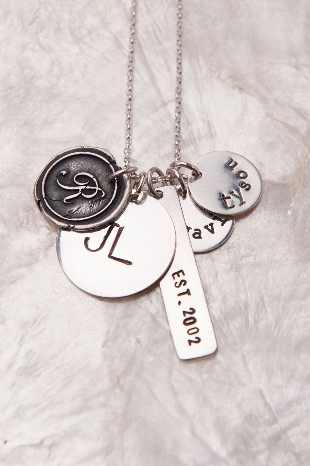 Family Necklace on Foundations Necklace For Mom  Family Necklace  Charm Necklaces For
