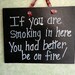 No Smoking Sign