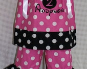 Minnie Mouse Pillowcase Top and Double Ruffle Twirl Pants