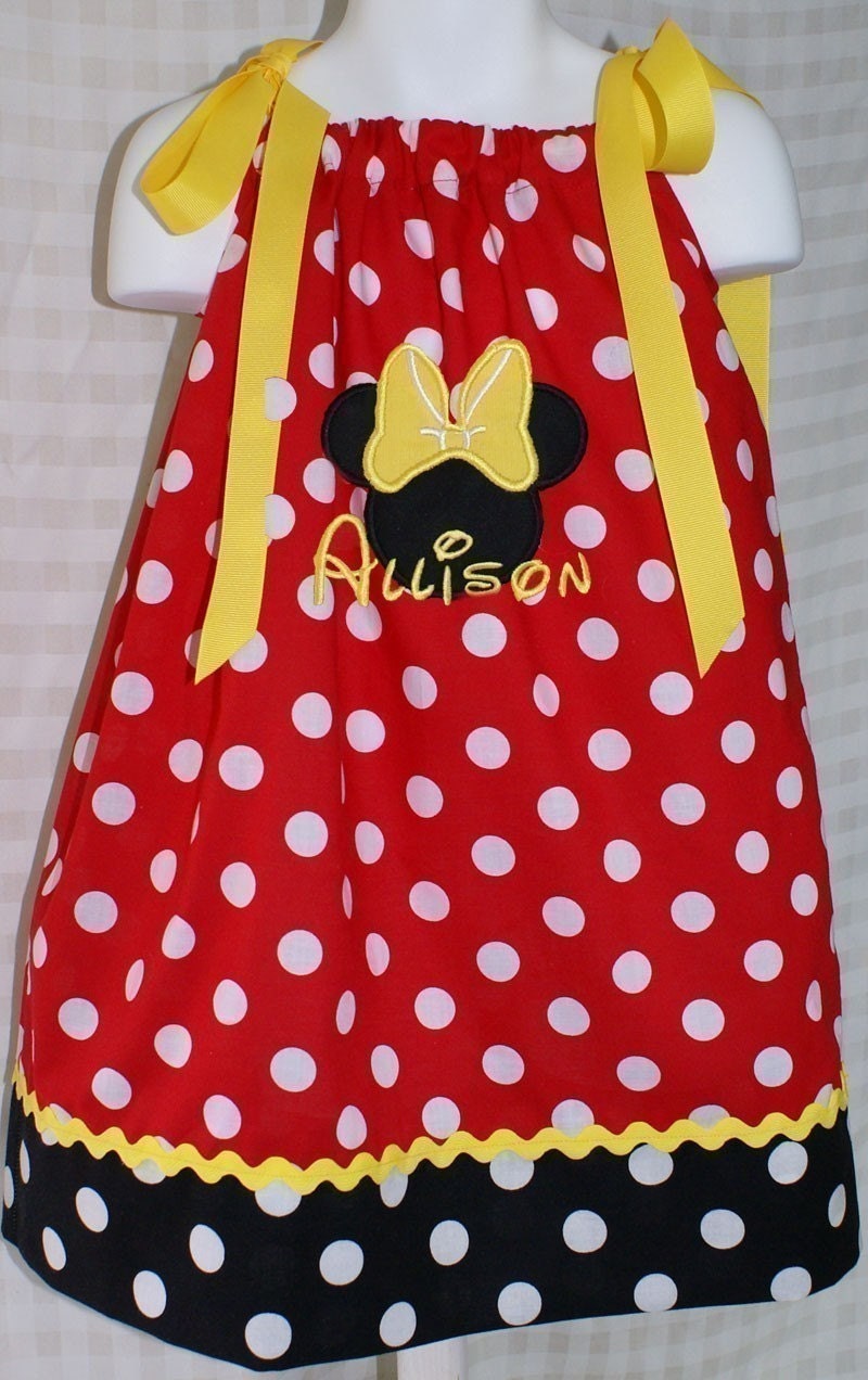 Minnie Mouse Pillowcase Dress Sizes 6mos-8yr