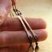 ON SALE TODAY - Sticks And Stones - Copper Sticks with Mystic Garnet Teardrops