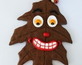 Oak Leaf and Acorn Folk Art Ornament