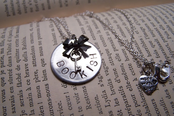 Bookish Necklace for Book Lovers