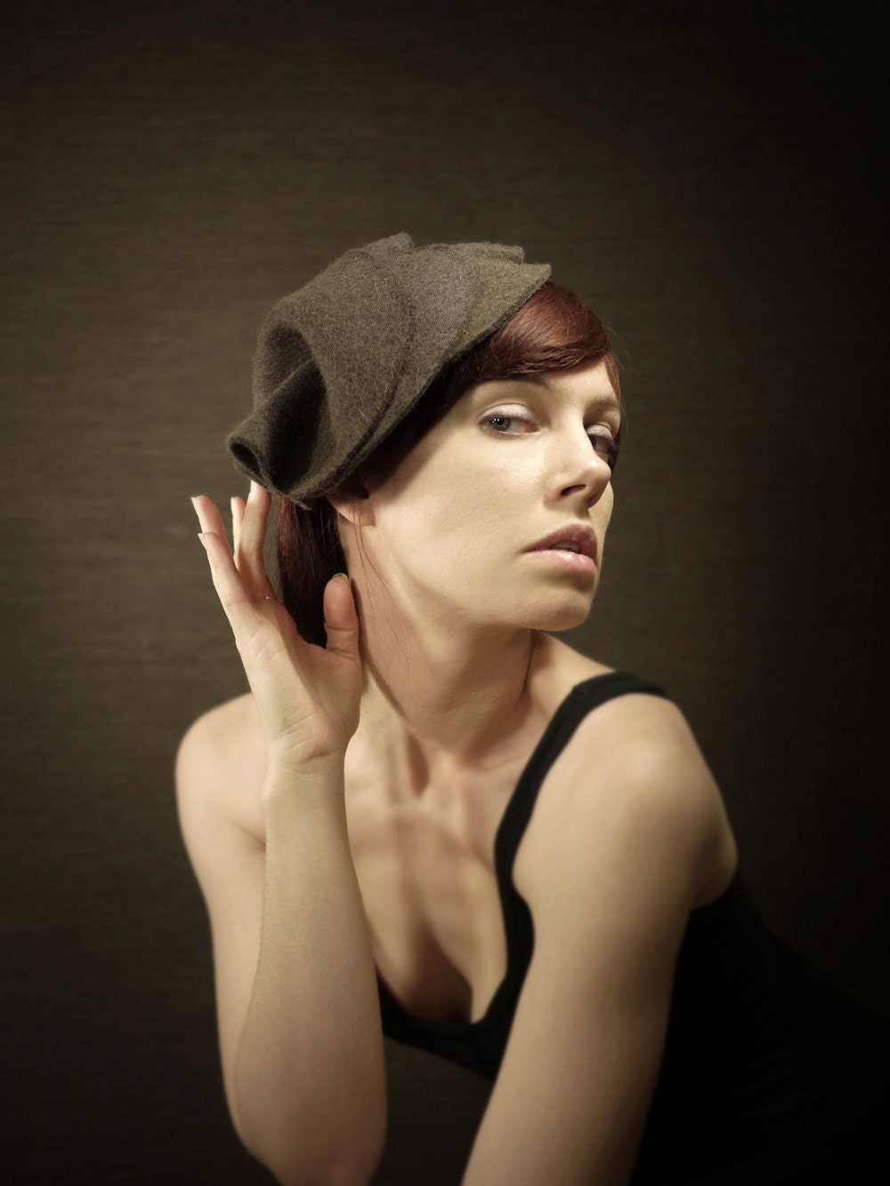 Brown Felt Hat - Protection Series - Made to Order