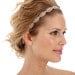 READY TO SHIP- Best Seller - Poppy Single Headband- Bridal, crystal, beaded, bohemian, tie on, wedding, headpiece