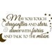 Childrens Wall Decal - Childs Inspirational Quote Vinyl Wall Decal with Moon Stars Wand and Dragonfly 22h x 36w BA0036