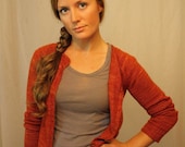 GEORGIA // cardigan top down sock yarn sweater knitting pattern PDF