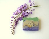 Wisteria Scented Soap / Artisan Soap Gift for HER / Purple Spring Flowers