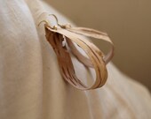 Light as Air, Delicate Birch Bark Hoops