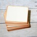 Distressed Manilla Blank Cards Tags Journaling Spots Place Cards Escort Cards Set of 50 appox 1.75 x 1.75