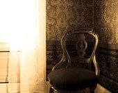 Photograph Sepia Toned Wooden Chair - 4x6