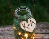Set of 6 Upcycled Personalized Firefly Lightning Bug Lanterns