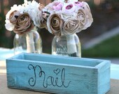 Rustic Home Decor Mail Organizer Farmhouse Shabby Chic (item P10371)