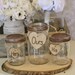 Wedding Sand Ceremony Set Jars Rustic Chic Decor (item E10259)