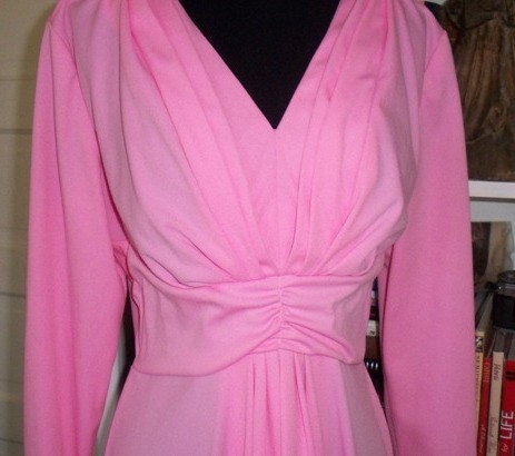 Be a PINK dancing queen vintage formal dress med-large