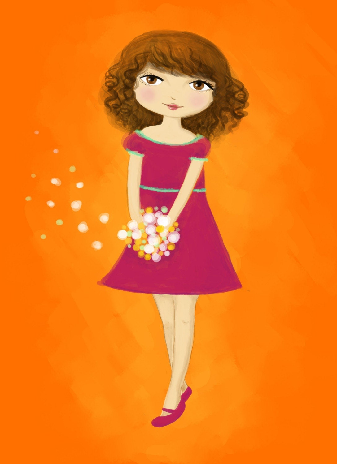 Custom Illustration, Wedding Portrait and Character Design by Reani on Etsy
