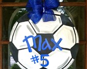 Soccer Door Hanger - Bronwyn Hanahan Art