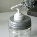 Mason Jar Soap Dispenser Lid Only, a Zinc Lid Reproduction with Pump