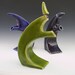 Chartreuse Poor Posture Teapot by Julie's Atelier