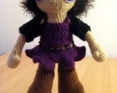 Flo (short for Florence) - OOAK handmade japanese amigurumi crocheted doll- outoftheframe