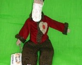 Santa Claus Doll Old World Style Christmas Decoration Handmade Home Decor St Nick