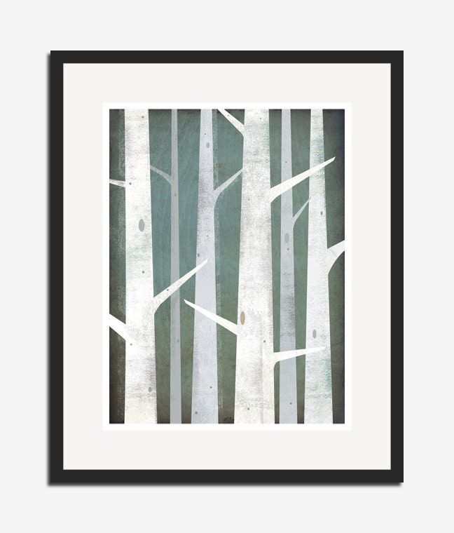 Birch Tree Graphic