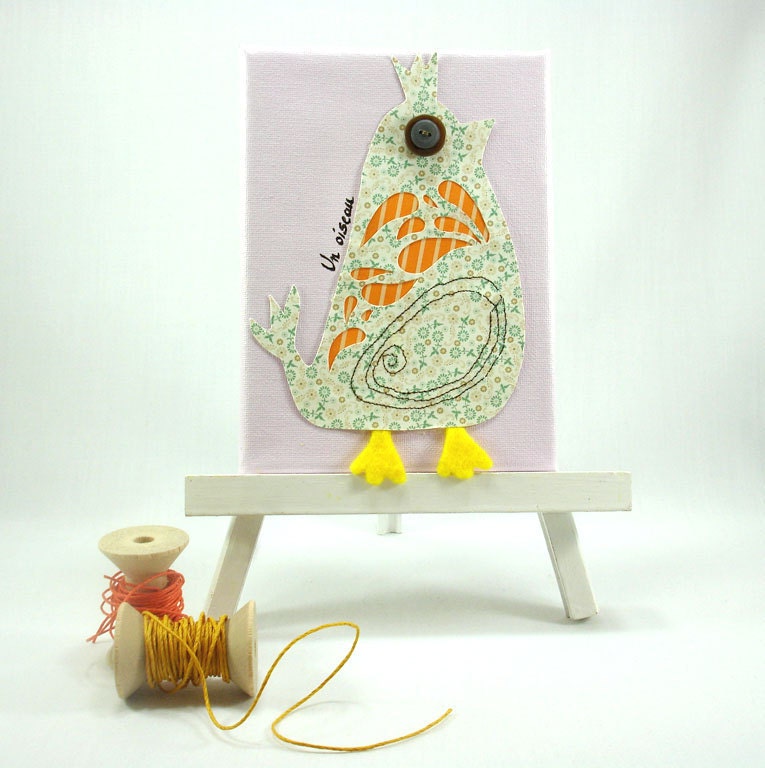 Kids, Decor, Art, Wall art, Handmade, Children art, Baby Nursery art, Kids wall art, Collage
