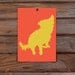 custom art: pet silhouette (5" x 7")