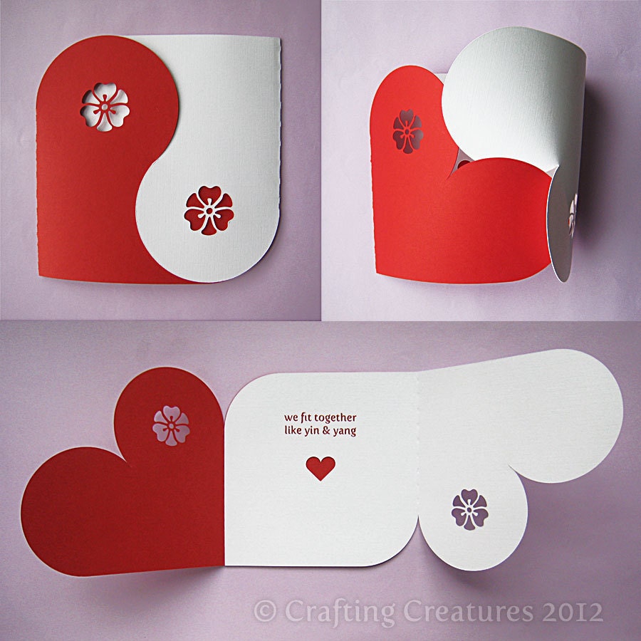 Valentine Heart Card, Gift Box, Chipboard, Balls, and Banner Decorations - SVG, DXF, PDF Files