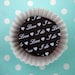 Peanut butter cups with elegant 'LOVE' and 'I DO' message - package of 2