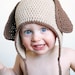 Doggy Earflap Crochet Hat Pattern (Permission to sell all finished products)