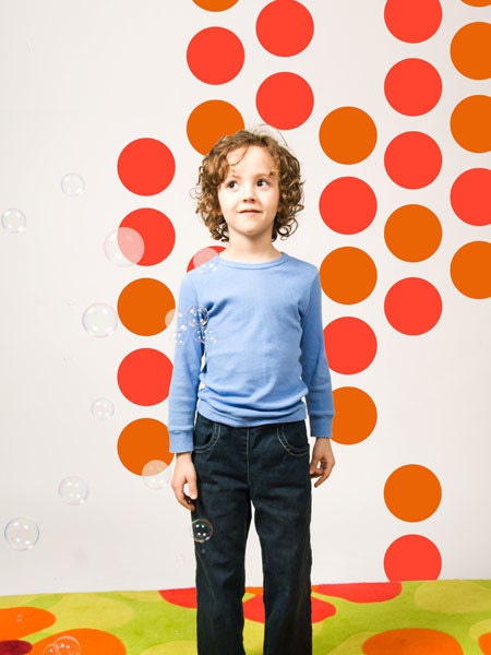 Circles wall art decals kids room Featured in Home & Decor Mag (Singapore)