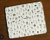 breakfast cutting board 'pottet plants' by bastisRIKE