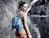 Apache suede backpack in blue
