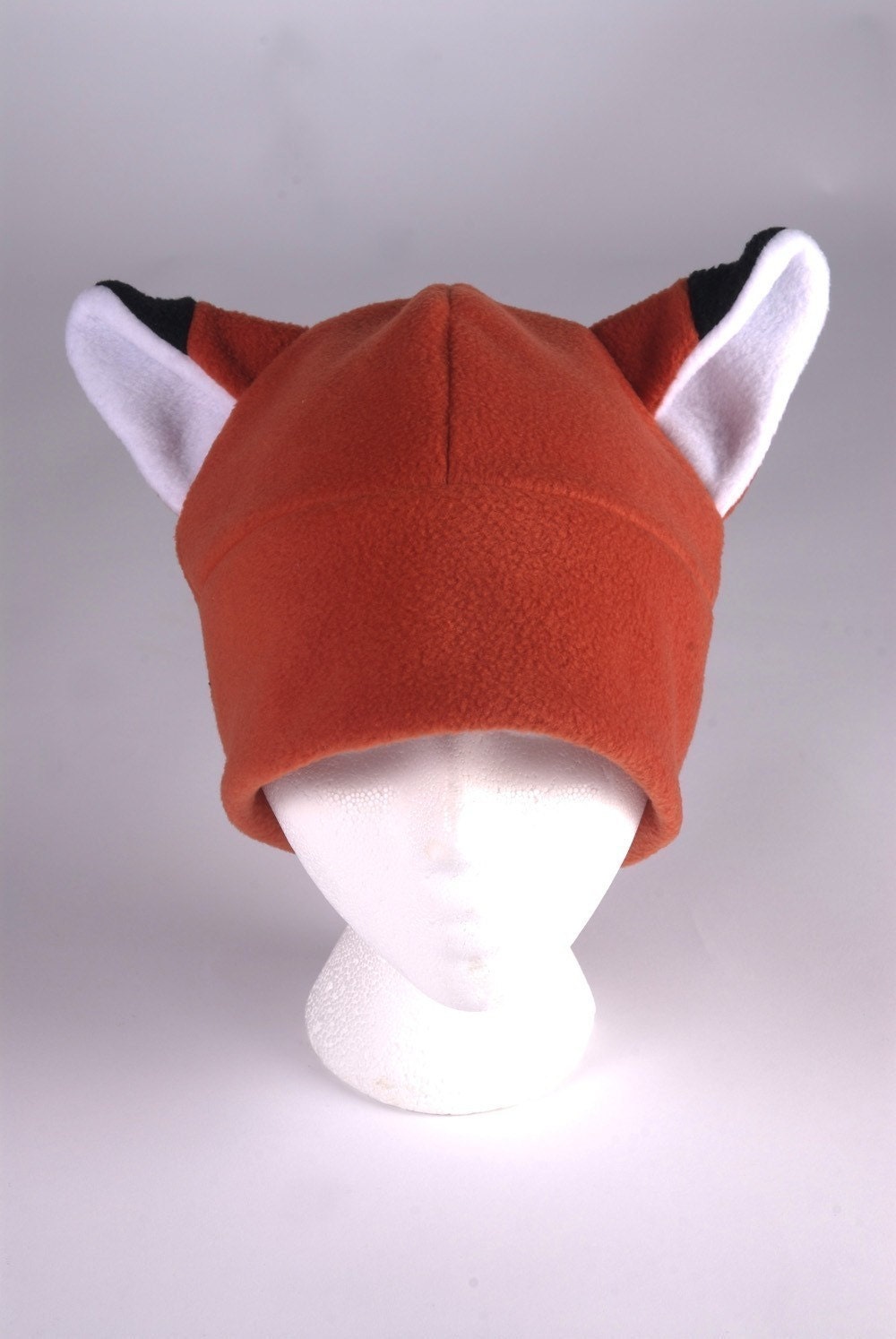 Fox Hat - Orange Fleece Fox Ear Naruto by Ningen Headwear