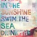 Huge 20 x 16 paper print - Wild Air - inspirational Emerson quote on colorful painting